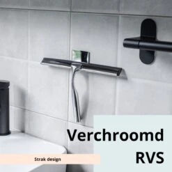 Douchewisser Met Ophanghaak En 2 Extra Strips - Raamwisser Voor Douche - Raamtrekker Chroom -Badkamer Producten Winkel 1200x1200 2725