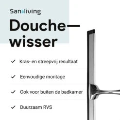 Douchewisser Met Ophanghaak En 2 Extra Strips - Raamwisser Voor Douche - Raamtrekker Chroom -Badkamer Producten Winkel 1200x1200 2726