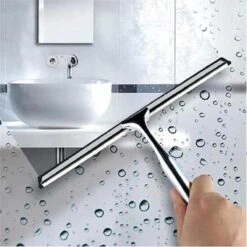 Aquafy Raamwisser RVS - Incl. Douchespons - Douchetrekker Voor Badkamer - Raamwisser Douche - Douchewisser RVS - Luxe Trekker Met Ophanghaak -Badkamer Producten Winkel 1200x1200 2730