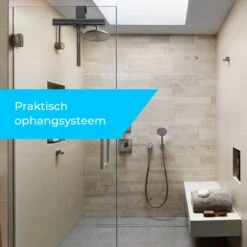 Minismus Douchewisser Zwart Met Ophanghaak - Raamwisser - Trekker Douche - Douchewissers - Raamtrekker - Douchetrekker -Badkamer Producten Winkel 1200x1200 2734