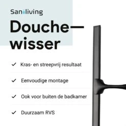 Douchewisser Met Ophanghaak En 2 Extra Strips - Raamwisser Voor Douche - Raamtrekker Zwart 22 Douchewisser Met Ophanghaak En 2 Extra Strips - Raamwisser Voor Douche - Raamtrekker Zwart -Badkamer Producten Winkel 1200x1200 2772