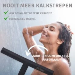 LIVELYY - Professionele Douchewisser - Raamwisser - Douche Trekker - Douchewissers - Zwart -Badkamer Producten Winkel 1200x1200 2774