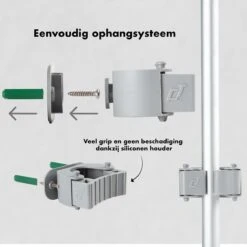 Chaton® Vloertrekker Lang Met Ophangsysteem - Afdraaibare Wisser - Douchewisser - Trekker Douche - Vloerwisser - Uitschuifbaar 70cm Tot 125cm -Badkamer Producten Winkel 1200x1200 2791