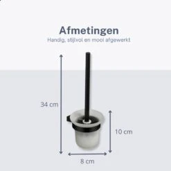 Homeson WC Borstel Houder - WC-borstel Houder - WC Borstel - Toiletborstel - Toiletborstel Houder - Toilet Borstel Houder - WC Borstel Met Houder - WC Borstel Zwart - WC Borstel Muur - WC Borstel Houder Hangend -Badkamer Producten Winkel 1200x1200 2828