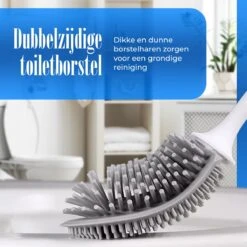 Flusive WC Borstel Met Houder Inclusief Ophangsysteem - Siliconen Toiletborstel - 2 Lifters - Flexibel - Zwart -Badkamer Producten Winkel 1200x1200 2934