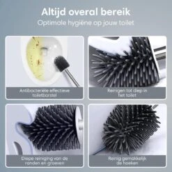 2BEHOME® Luxe Wc Borstel Met Houder - Toiletborstel Met Houder - Vrijstaand Of Hangend - Cadeau Voor Man/vrouw -Badkamer Producten Winkel 1200x1200 2962