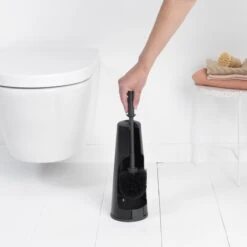 Brabantia ReNew WC Borstel - Met Houder - Matt Black -Badkamer Producten Winkel 1200x1200 2978