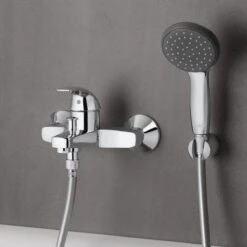 GROHE QuickFix Vitalio Start II 100 Waterbesparende Douchekop - ø 10 Cm - Met Wanddouchehouder - Chroom - 27950000 -Badkamer Producten Winkel 1200x1200 306