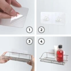 LifeGoods Zelfklevend Doucherek - 2 Stuks - Hangend Badkamer Rekje - Zonder Boren En Schroeven - RVS 12 LifeGoods Zelfklevend Doucherek - 2 Stuks - Hangend Badkamer Rekje - Zonder Boren En Schroeven - RVS -Badkamer Producten Winkel 1200x1200 3120