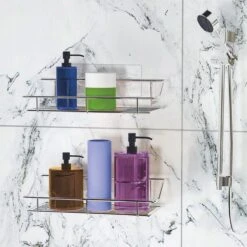 LifeGoods Zelfklevend Doucherek - 2 Stuks - Hangend Badkamer Rekje - Zonder Boren En Schroeven - RVS 13 LifeGoods Zelfklevend Doucherek - 2 Stuks - Hangend Badkamer Rekje - Zonder Boren En Schroeven - RVS -Badkamer Producten Winkel 1200x1200 3121