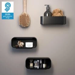 Tiger 2-Store - Wandrekje / Douchemandje - 25 Cm - Zwart -Badkamer Producten Winkel 1200x1200 3151