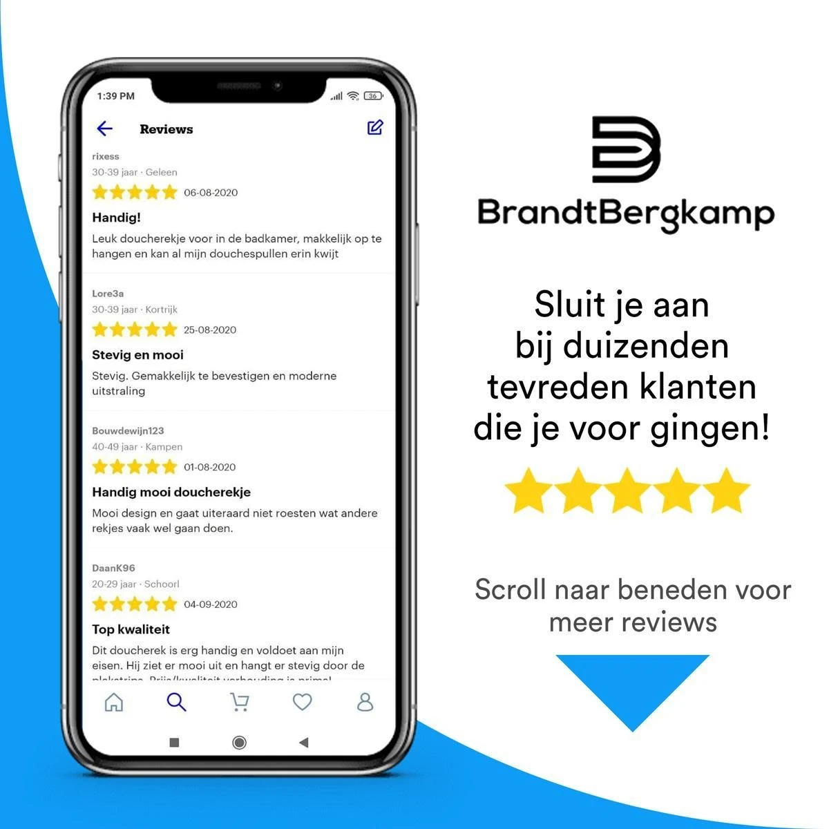 BrandtBergkamp Doucherek Zonder Boren – Badkamerrek – 3 Laags – Zwart 8 BrandtBergkamp Doucherek Zonder Boren – Badkamerrek – 3 Laags – Zwart - Afbeelding 6