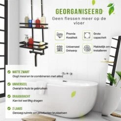 Doucherek Zonder Boren – Doucherek Zwart – Doucherek Hangend – Badkamer Organizer – Douche Organizer - Doucherekje - Doucherekje Zonder Boren 20 Doucherek Zonder Boren – Doucherek Zwart – Doucherek Hangend – Badkamer Organizer – Douche Organizer - Doucherekje - Doucherekje Zonder Boren -Badkamer Producten Winkel 1200x1200 3243