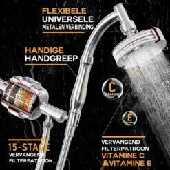 ESSIBLE Douchefilter - 15 Stage - Douchefilter - Waterfilter Voor Douchekop - Shower Filter - Waterfilter - Kraanfilter -Badkamer Producten Winkel 1200x1200 329