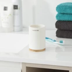 Sealskin Grace - Tandenborstelbeker Vrijstaand - Wit -Badkamer Producten Winkel 1200x1200 3389