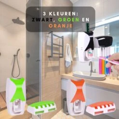 Tandpasta Dispenser - Tandenborstel Houder - Tandpasta Knijper - Tube Knijper - Tandpasta Houder - Geschikt Voor Elektrische Tandenborstel -Badkamer Producten Winkel 1200x1200 3417