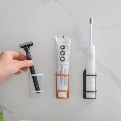 Elektrische Tandenborstelhouder - Wit - Zelfklevend - Voor Oral B - Philips Sonicare - Toothbrush -Badkamer Producten Winkel 1200x1200 3460