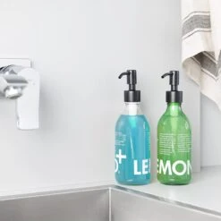 Navaris Roestvrijstalen Zeepdispenserkop Set X2 - Opschroefbare Pompkop Voor Flessen - 26-28 Mm Mondstuk Voor Vloeistof, Lotion - Zwart -Badkamer Producten Winkel 1200x1200 3555