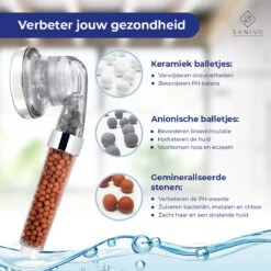Waterbesparende Douchekop Met Mineraalstenen Ionische Douchekop – Douchefilter - Waterfilter - Handdouche - Hogedruk Douchekop – Transparant -Badkamer Producten Winkel 1200x1200 358