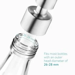 Navaris Roestvrijstalen Zeepdispenserkop Set X2 - Opschroefbare Pompkop Voor Flessen - 22-24 Mm Mondstuk Voor Vloeistof, Lotion - Zilverkleurig -Badkamer Producten Winkel 1200x1200 3598
