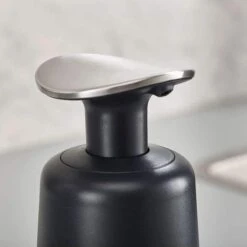 Wonix® - Zeepdispenser - Zeeppompje - Duw Met Pols - 300ml - Zwart -Badkamer Producten Winkel 1200x1200 3616