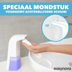 Automatische Foam Dispenser - Schuim - Zeep - Zeepdispenser - Hygiëne - Infrarood Sensor - Schuimzeep Dispenser - Zeeppompje - Elektrische Zeep Dispenser - Dettol Mousse -Badkamer Producten Winkel 1200x1200 3619