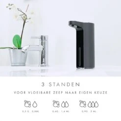 101Products Automatische Zeepdispenser - USB Oplaadbaar - Zeepdispenser Met Sensor - Zeeppompje - Zwart 16 101Products Automatische Zeepdispenser - USB Oplaadbaar - Zeepdispenser Met Sensor - Zeeppompje - Zwart -Badkamer Producten Winkel 1200x1200 3634