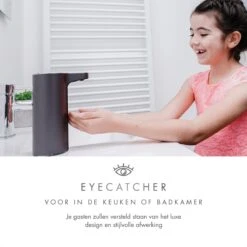 101Products Automatische Zeepdispenser - USB Oplaadbaar - Zeepdispenser Met Sensor - Zeeppompje - Zwart 17 101Products Automatische Zeepdispenser - USB Oplaadbaar - Zeepdispenser Met Sensor - Zeeppompje - Zwart -Badkamer Producten Winkel 1200x1200 3635