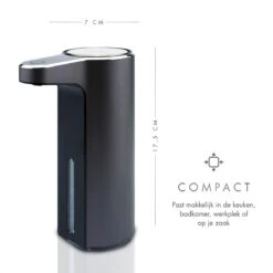 101Products Automatische Zeepdispenser - USB Oplaadbaar - Zeepdispenser Met Sensor - Zeeppompje - Zwart 19 101Products Automatische Zeepdispenser - USB Oplaadbaar - Zeepdispenser Met Sensor - Zeeppompje - Zwart -Badkamer Producten Winkel 1200x1200 3637