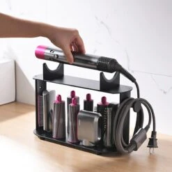 Houder Voor Dyson Airwrap (lange Versie) - Geschikt Voor 8 Accessoires - Passend Voor Dyson Airwrap Complete Long Multistyler - Zwart -Badkamer Producten Winkel 1200x1200 3785