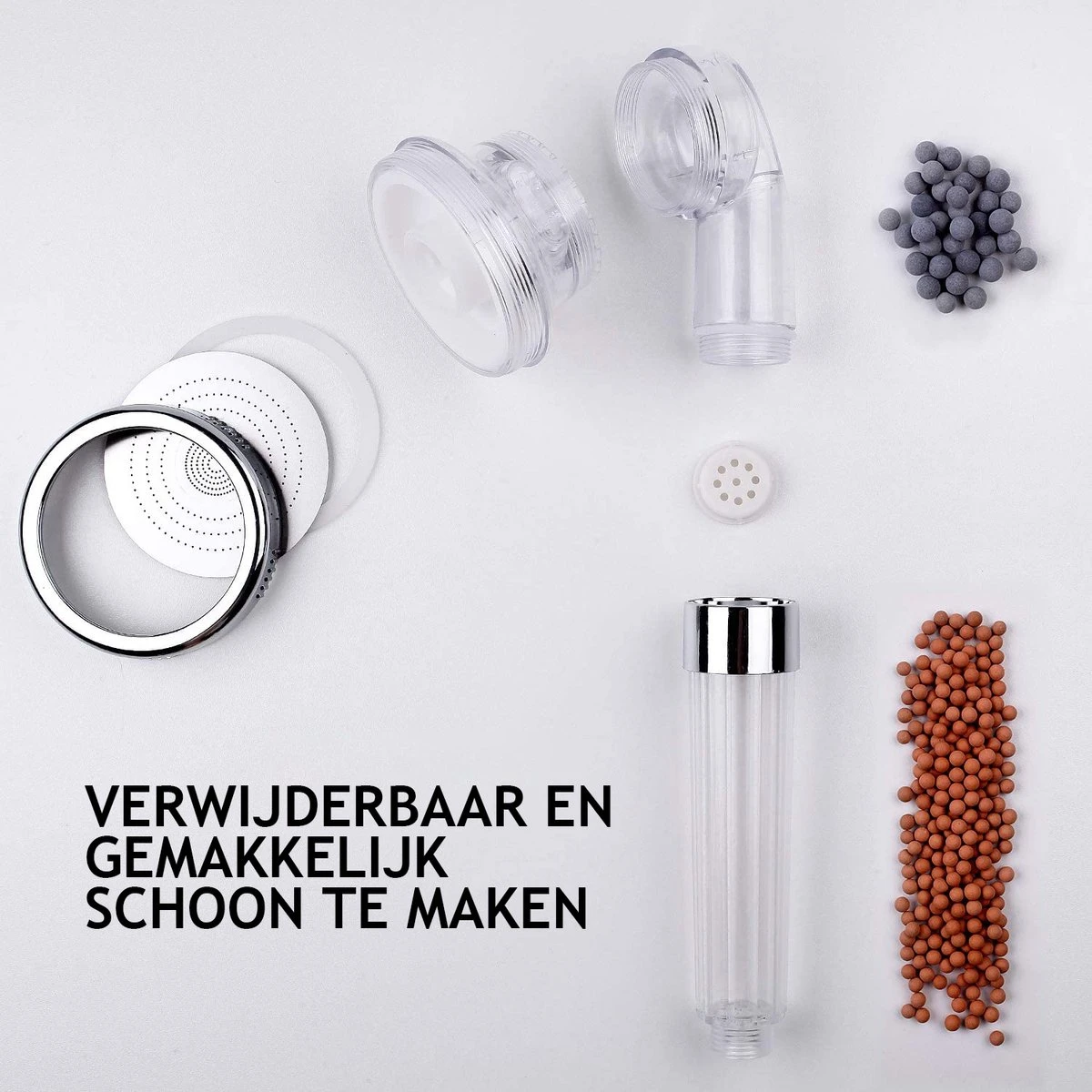 Ionische Douchekop Waterbesparend 7 Ionische Douchekop Waterbesparend - Afbeelding 5