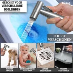 Nolad® Bidet Handdouche - Douchekoppen - Bidet - Handdouche - Zilver 14 Nolad® Bidet Handdouche - Douchekoppen - Bidet - Handdouche - Zilver -Badkamer Producten Winkel 1200x1200 387