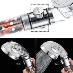 W4Y Ionische Douchekop - Waterbesparende Douchekop - Waterfilter - Handdouche Met Hoge Druk - Douchekop Met Slang -Badkamer Producten Winkel 1200x1200 391