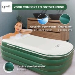 Q’ualife® Opblaasbaar Bad – Ligbad – Zitbad – Opblaasbaar Ligbad – Bad – Badkuip Volwassenen -Badkamer Producten Winkel 1200x1200 43