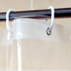 3BMT Douchegordijn Met Ringen - Transparant - 180 X 200 Cm -Badkamer Producten Winkel 1200x1200 501