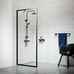 Tiger Tyne Doucheset - Regendouche Ø 22,5 Cm - Handdouche Ø 12 Cm - 3 Standen - Mat Zwart -Badkamer Producten Winkel 1200x1200 583