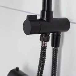 Tiger Tyne Doucheset - Regendouche Ø 22,5 Cm - Handdouche Ø 12 Cm - 3 Standen - Mat Zwart -Badkamer Producten Winkel 1200x1200 596