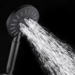 Tiger Tyne Doucheset - Regendouche Ø 22,5 Cm - Handdouche Ø 12 Cm - 3 Standen - Mat Zwart -Badkamer Producten Winkel 1200x1200 597