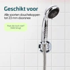 Moodcare® Verplaatsbare Douchekophouder Zelfklevend - Chroom – Douchekop Houder Zonder Boren – Wandhouder Douchekop Zuignap 14 Moodcare® Verplaatsbare Douchekophouder Zelfklevend - Chroom – Douchekop Houder Zonder Boren – Wandhouder Douchekop Zuignap -Badkamer Producten Winkel 1200x1200 617