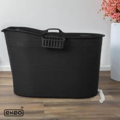 EKEO Zitbad - 210L - Mobiele Badkuip - Bath Bucket - Zwart -Badkamer Producten Winkel 1200x1200 66