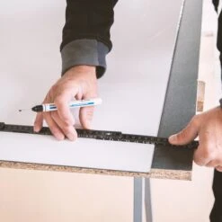 Douche Achterwand - Schulte Deco Design Softtouch - Steen Antraciet - 100x255cm - Wanddecoratie - Muurdecoratie - Badkamer Wandpaneel - Muurbekleding -Badkamer Producten Winkel 1200x1200 819