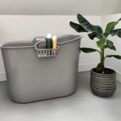 Zitbad Voor Volwassenen – 200L – Bath Bucket – Met Bruisballen – Grijs -Badkamer Producten Winkel 1200x1200 9