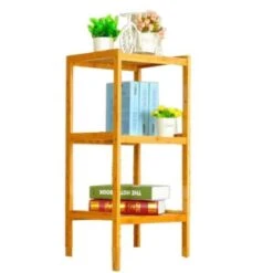 Merkloos Badkamerrek Bamboe - Badkamer Rek Van Hout - Veelzijdige Open Kast - 3 Etages -Badkamer Producten Winkel 1200x1200 948