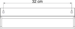 Sealskin Brix - Wandrek Met Handdoekrek 35 Cm - Zwart 28 Sealskin Brix - Wandrek Met Handdoekrek 35 Cm - Zwart -Badkamer Producten Winkel 1200x475 2