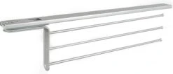 Eleganca Handdoekrek – Handdoekhouder – Handoekstang – Ideaal Voor In Keukenkastjes – Uittrekbaar – 39cm Tot 50cm – 3 Armen – Handdoekrek Badkamer – Inclusief Bevestigingsmateriaal – Handdoekhouder Keuken – Zilver -Badkamer Producten Winkel 1200x519