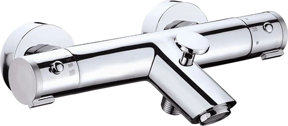 SCHÜTTE London Thermostatische Badkraan - Hartafstand 150 Mm - Chroom 14 SCHÜTTE London Thermostatische Badkraan - Hartafstand 150 Mm - Chroom - Afbeelding 12