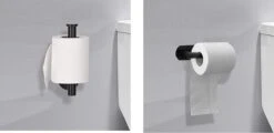 SIEPS RVS WC Rolhouder - Toiletrolhouder - Zelfklevend Zonder Boren - Zwart -Badkamer Producten Winkel 1200x583 1