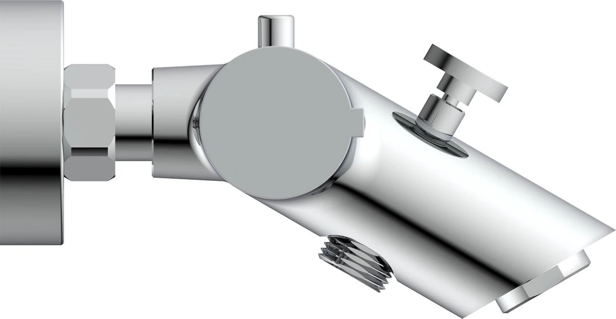 SCHÜTTE London Thermostatische Badkraan - Hartafstand 150 Mm - Chroom 4 SCHÜTTE London Thermostatische Badkraan - Hartafstand 150 Mm - Chroom - Afbeelding 2