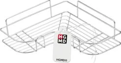 HGMD® Doucherek Zonder Boren - RVS - Zelfklevend Doucherek –Badkamerrek - Badrek - Keukenrek - Doucherek Hangend – Badkamer Accessoires - Kruidenrek -Badkamer Producten Winkel 1200x627 1