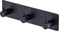 Merkloos Handdoekhaakjes - 3 In 1 Handdoekhaak - Wandhaak - Muurhaak - Zwart -Badkamer Producten Winkel 1200x628 1